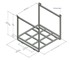 JNI Pallet Systems - Steel Pallet Cage | 90-C A101-C