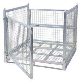 Mesh Storage Cage / Collapsible / Foldable Sides / Stackable