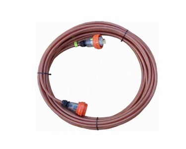 3 Pin 15A Braided Industrial Extension Lead Electrical Cable