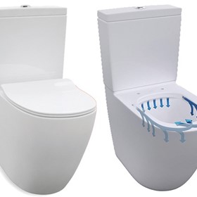 Rimless Toilet Suite | Washroom Fitting