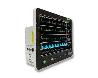 UTMD - 15" Veterinary Multi-parameter Monitor with ECG SpO2 NIBP TEMP ETCO2