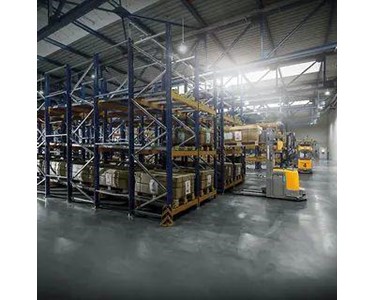 Jungheinrich - Dynamic Pallet Storage | Drive-through Pallet Racking Storage