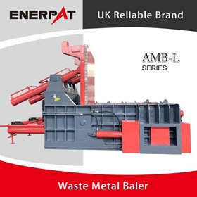 Lid Style Automatic Metal Baler Power Scrap Baler Machine-AMB-L Series