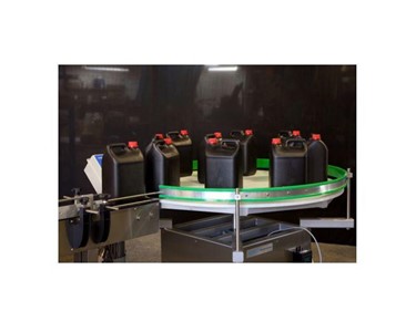 Asset Packaging Machines - Rotating Container Accumulation Table | AAT 