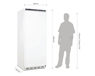 Polar - Single Solid Door Upright Freezers 600Ltr - CD615-A