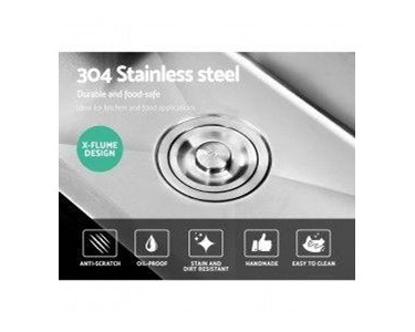 Cefito - Kitchen Sink 550 W x 450 D Stainless Steel