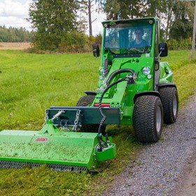 Flail Mower Attachment | Avant Compact Articulated Loader