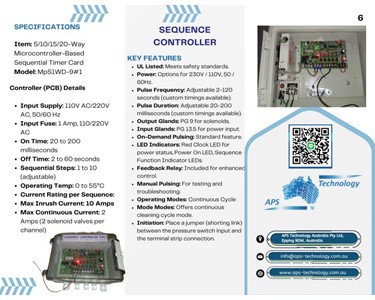 APS Technology Australia - PLC Controller | Sequence Controller