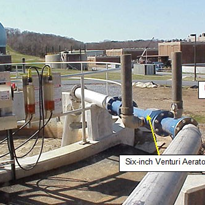 Venturi Aerator helps WWTP comply with Dissolved Oxygen Requirements