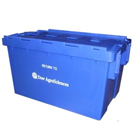 Nally Plastic Security Crates (Series 2000 / Attached Lid Crates)