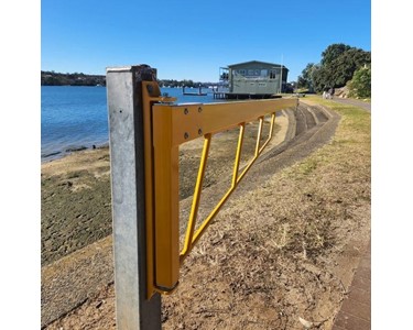 Heavy Duty Industrial Swing Gate - Manual (Yellow)