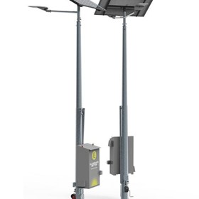 Permanent Light Towers | Metro Solar