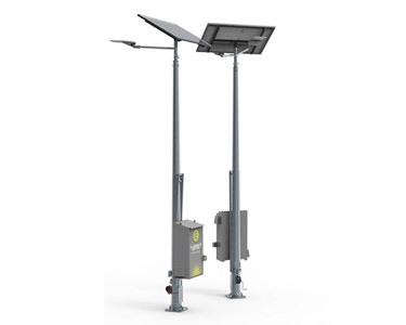 Permanent Light Towers | Metro Solar