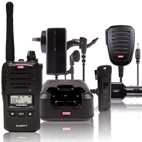 TX6160 5 Watt IP67 UHF CB Handheld Radio w/ Accessories
