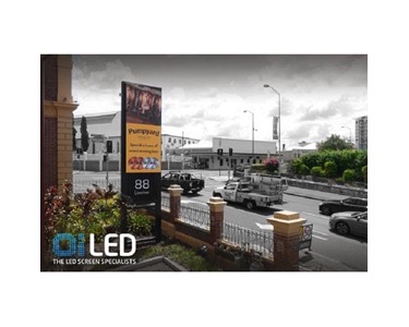 Oi LED - Signage & Sign Holder | LED Pylon Sign