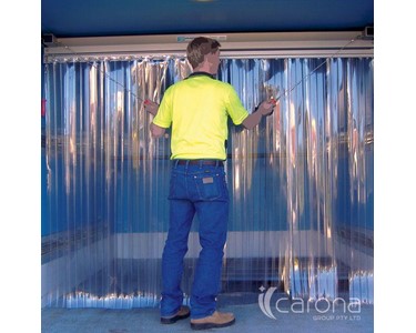 Truck Mounted Sliding Strip Curtains