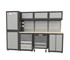 Alemlube - 4-Door Industrial Cabinet Work Tables | AA777400 