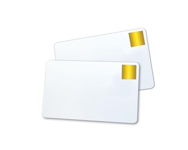 PVC Cards, Blank White, Gold Seal, Holopatch