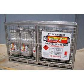 Forklift Gas Storage Cage