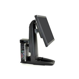 Monitor Mount | Neo-Flex® All-In-One Lift Stand, Secure | CPU Mount