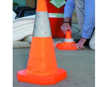 Absorb Environmental Solutions - Collapsible Safety Cones / Barriers