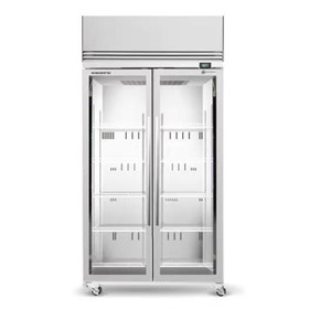 2 Glass Door Upright Display Freezer | SKFT1000N-A