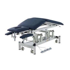 5-Section Treatment Couch With Postural Drainage Navy Blue | ET52NB