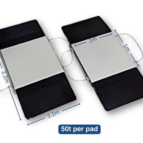 Static & dynamic portable mining truck scale