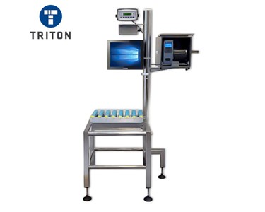 Triton - Weigh Label Station - Carton Labelling