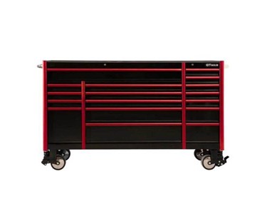 Gtools - 1.8M Industrial Quality Heavy Duty Black 17 Drawer Tool Chest