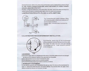 Level Float Switch Sensor | 15amp 3m Water Control Regulator