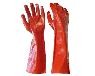 WSP - Red 45cm PVC Gloves