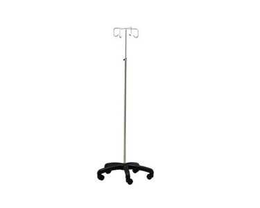 Fisher & Webster - 4 Prong Iv Stand With Plastic Base
