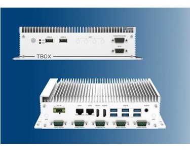 CyberVisuell - Fanless Industrial PC | TBOX-12Tx5