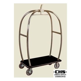 Luggage Trolleys | Birdcage SS304 with Brake 50MM H2000 L1100 W650