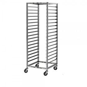 Tray & Rack Trolley | Adjustable Gastronorm Rack - 18 Shelves