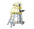 Stockmaster - Lift Truk - Manual Order Picking Platform Ladder with Lifting Platform