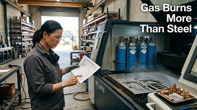 Fiber Laser Cutting Machine Prices and Running Costs Australia (2026): Purchase Tiers, Assist Gas, Consumables and TCO