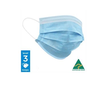 Level 3 3ply Surgical Face Mask (Blue), Pack of 50pcs