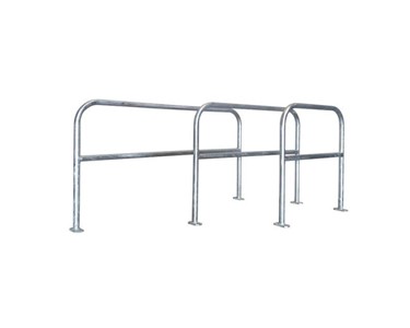 Double Rail U-Bollards - Galvanised