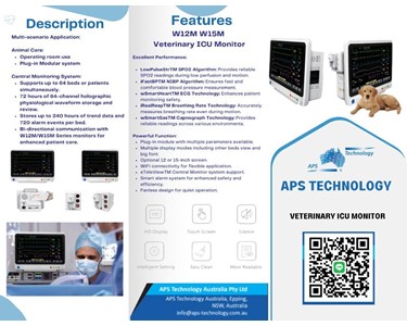 APS Technology Australia - Veterinary Monitor | W12M W15M 