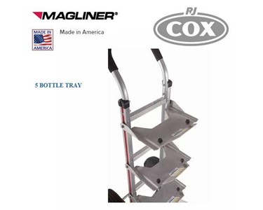 Magliner - Aluminum 5 Bottle Water Handtruck Trolley - Made in the USA