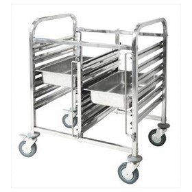 Double Gastronorm Trolley  740 x 550 x 1000mm