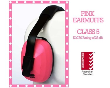 On Site Safety Torque Pink Class 5 Ear Muffs