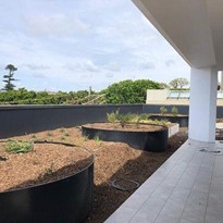 Customised HDPE Planter Boxes in Landscaping