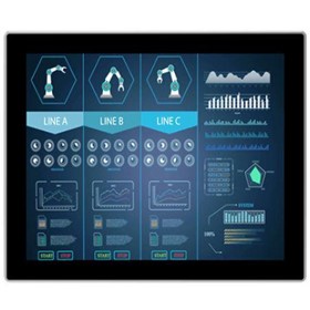 19" Multi-Touch Panel Mount High Brightness Display | R19L300-PPA1HB