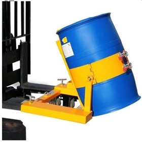 Drum Lifter & Tipper / 364kg Capacity / Forklift Attachment