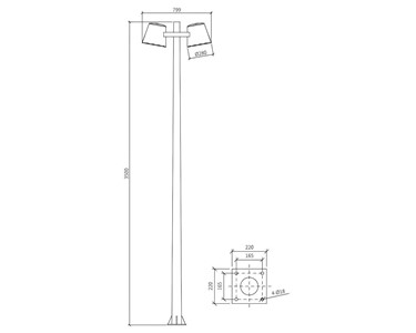 Street Light | DHB-1036 | Kasesware Lighting