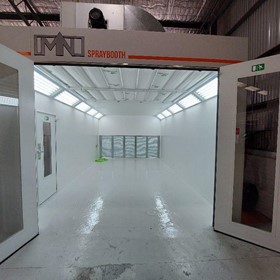 Automotive Semi Downdraft Spray Booth 