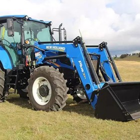 Farm Tractor T5.100S w/FEL & 4in1  